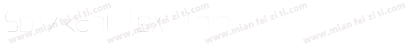 Spitzkant Text Thin字体转换